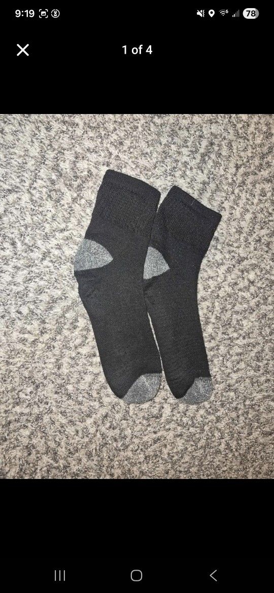 Black Men's Socks