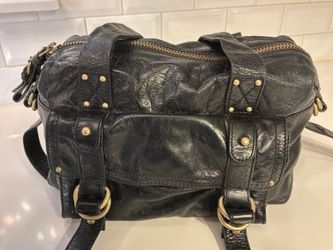 Cynthia Rowley Black Leather Handbag