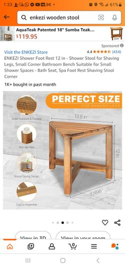 Corner Wooden Stool