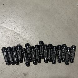 326 power black lug nuts