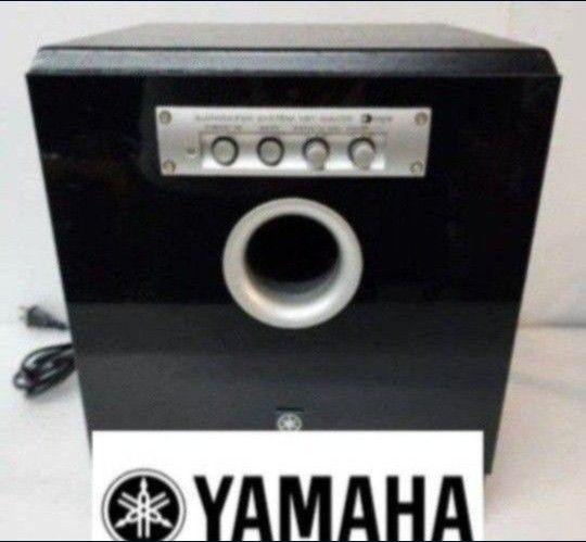 FOR PARTS YAMAHA YST-SW015 SUBWOOFER Powers On, But No Sound. Driver in good condition.