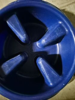 Two Slow Feeder Dog Bowls