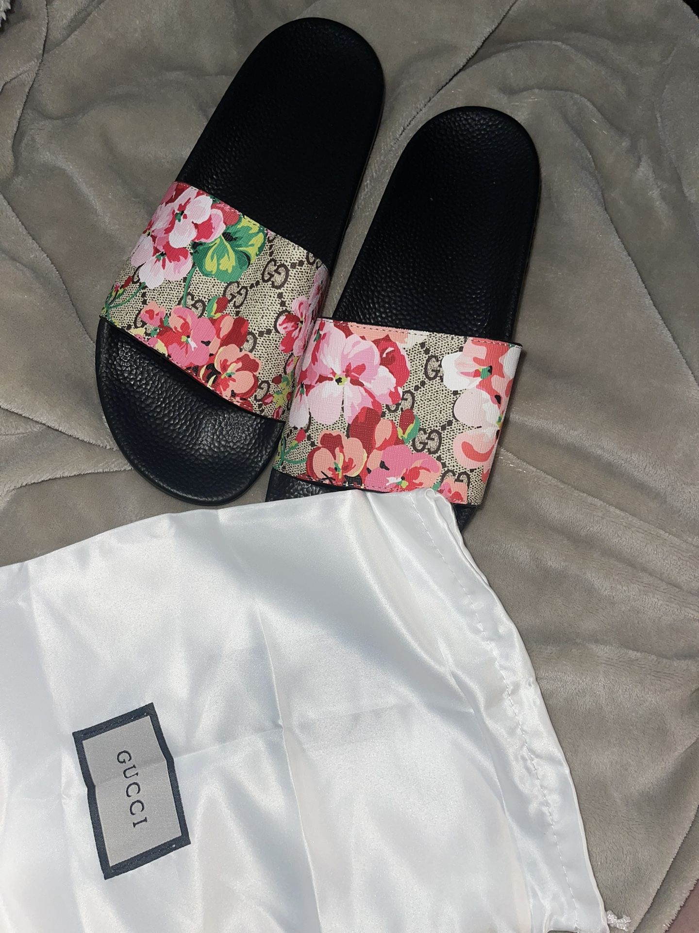 Gucci Floral Slides