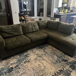 Grey Sectional W/Bed