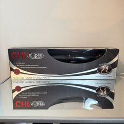 CHI Ellipse Tapered Hairstyling Wand 3/4 - 1 1/4 Oval Black