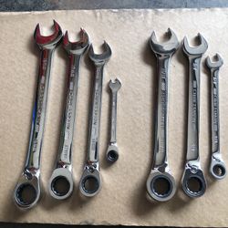 Craftsman Mixed Ratcheting Wrenches 