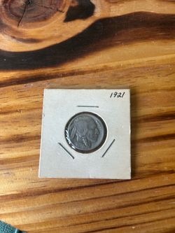 1921 Buffalo Nickel – Vintage U.S. Coin – Over 100 Years Old