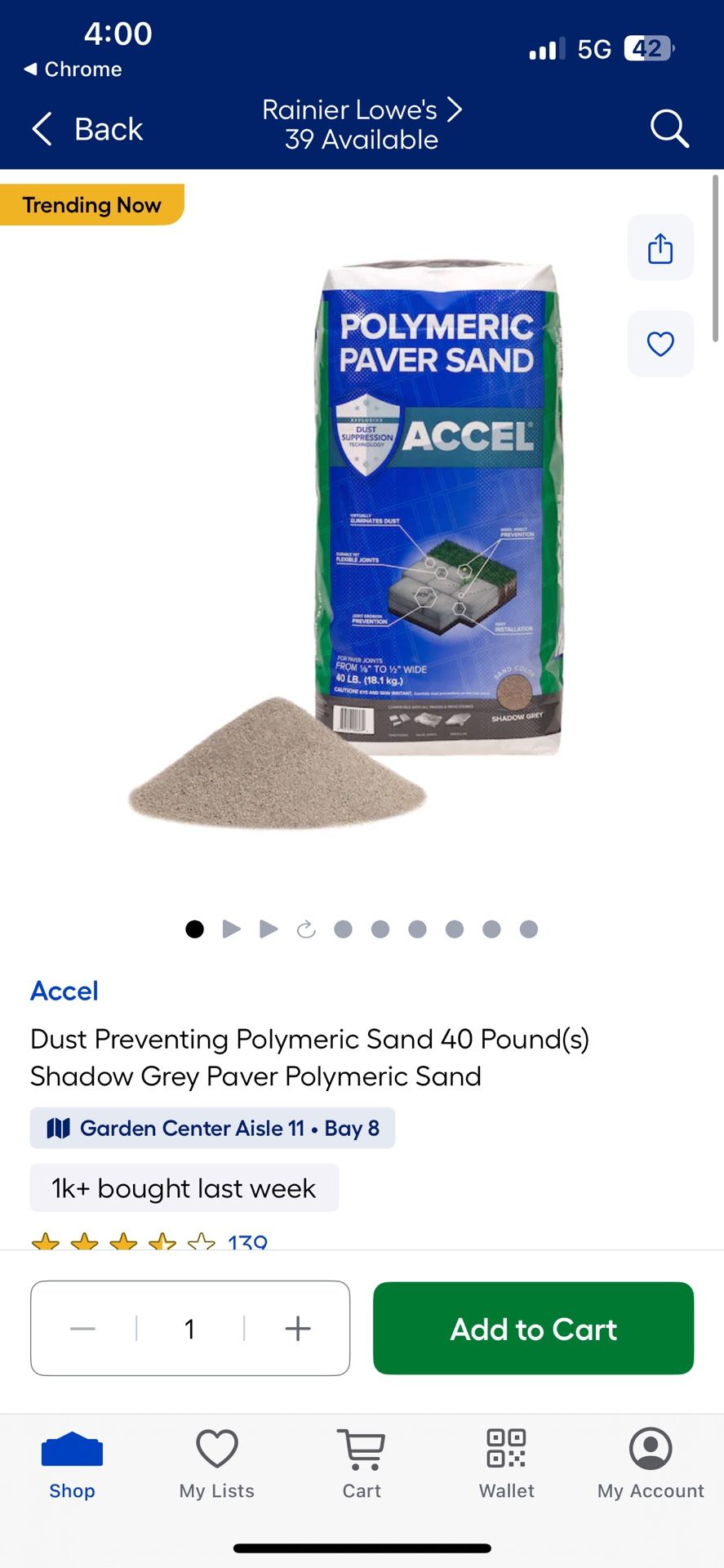 Polymeric Paver Sand - Grey
