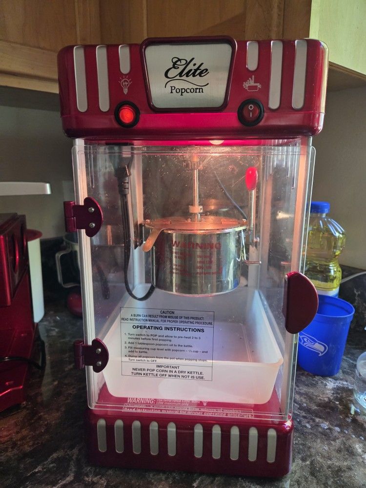 Elite Popcorn Machine