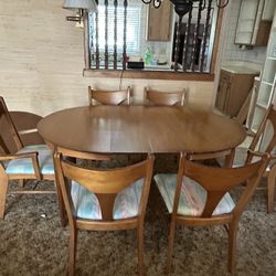 Mid Century Dining Set - Walnut