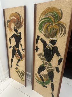 Two beautiful wall decoration size 37”x13”