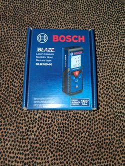 Brand New Bosch GLM165-40 Laser Distance Measure 165 Ft - Retail $100
