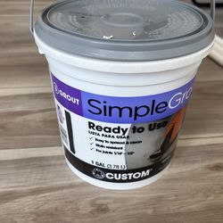 Gallon Of Charcoal Grout