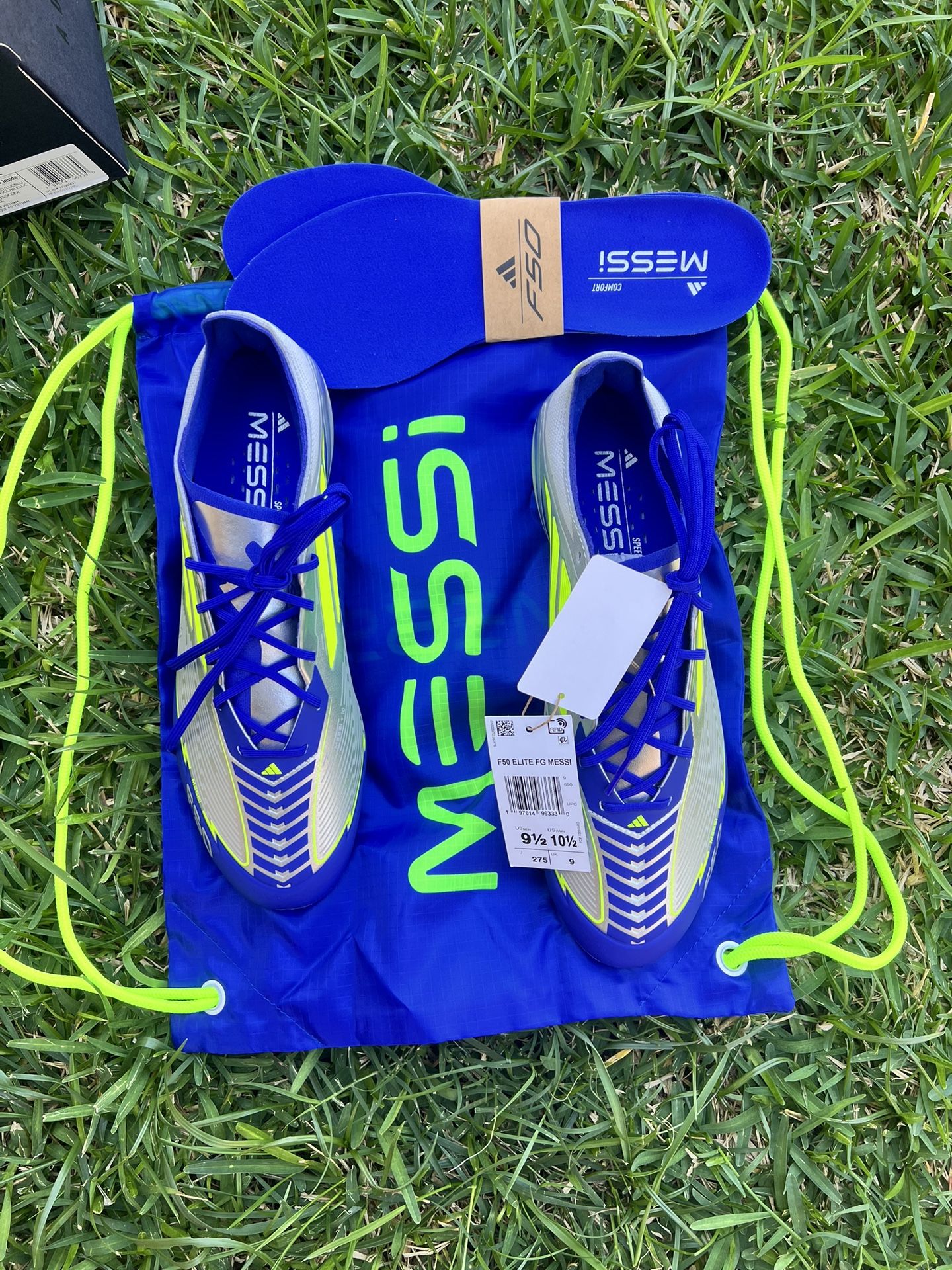 F50 ELITE FG MESSI MEN SIZE 9.5