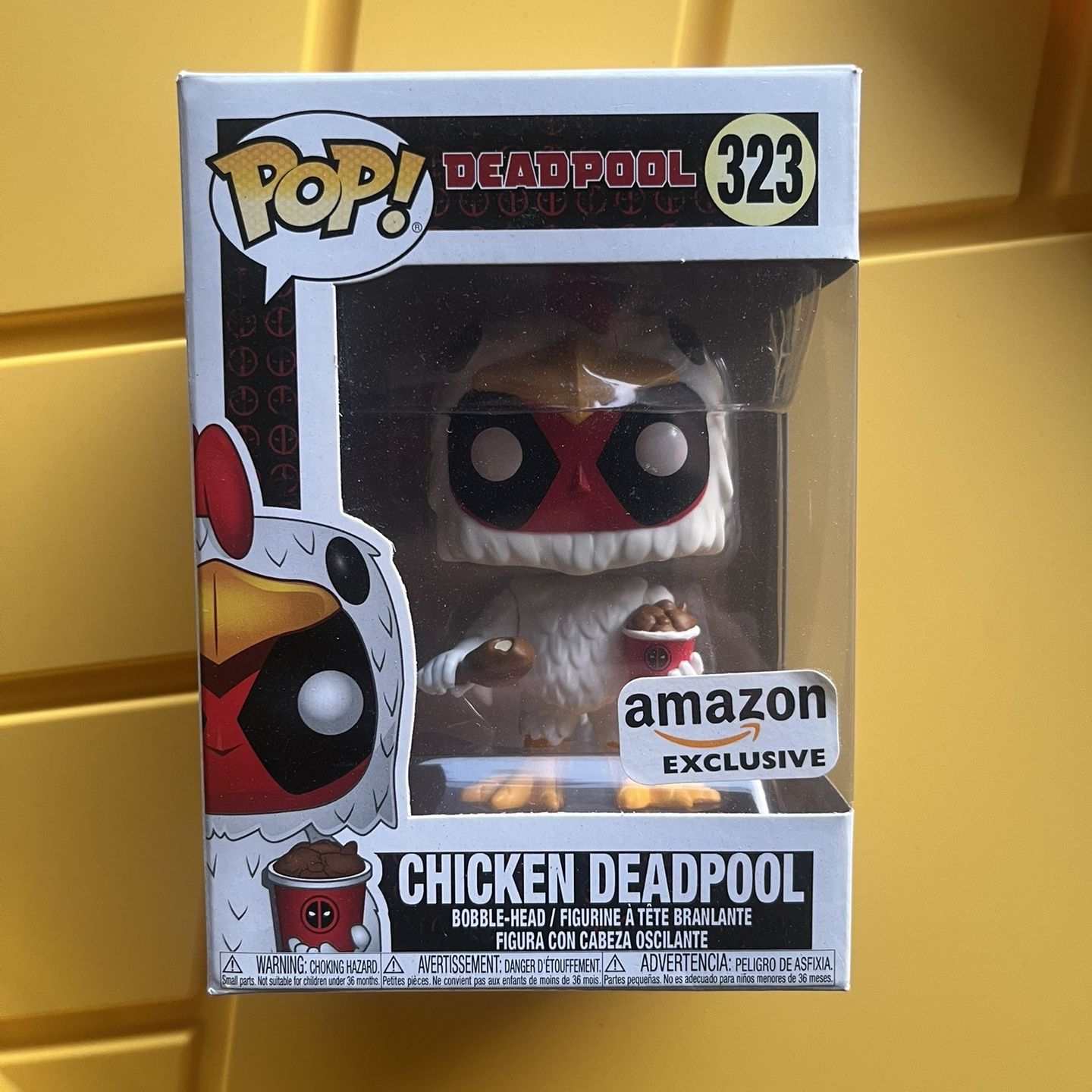 Funko POP! Marvel Chicken Deadpool #323 Amazon Exclusive NEW 