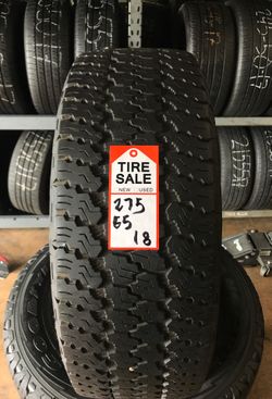 275/65/18 GOODYEAR WRANGLER ALL TERRAIN $250.00