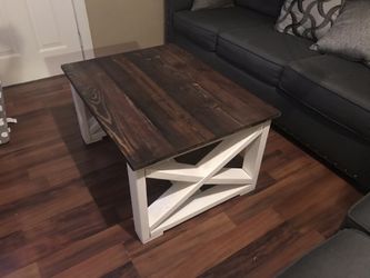 Rustic coffee table
