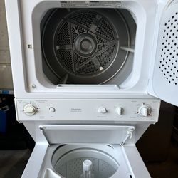 Washer and Dryer Stackable GE 27" (FREE DELIVERY & INSTALLATION) 2 months Warranty