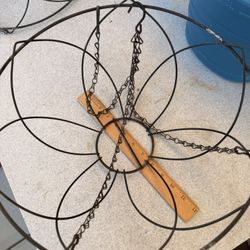 Metal Hanging Plant Basket