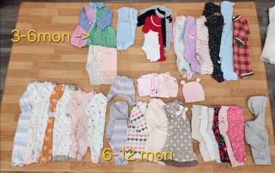 3-12 mon Baby girl clothes for F/W