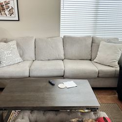 Beige 4seater Sofa 10 Ft