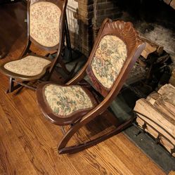 Antique Folding Rocking Chairs