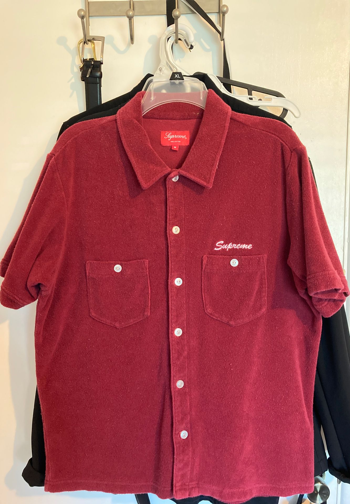 Supreme Terry Cloth Button Up
