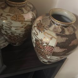 Gold Plated Vases 