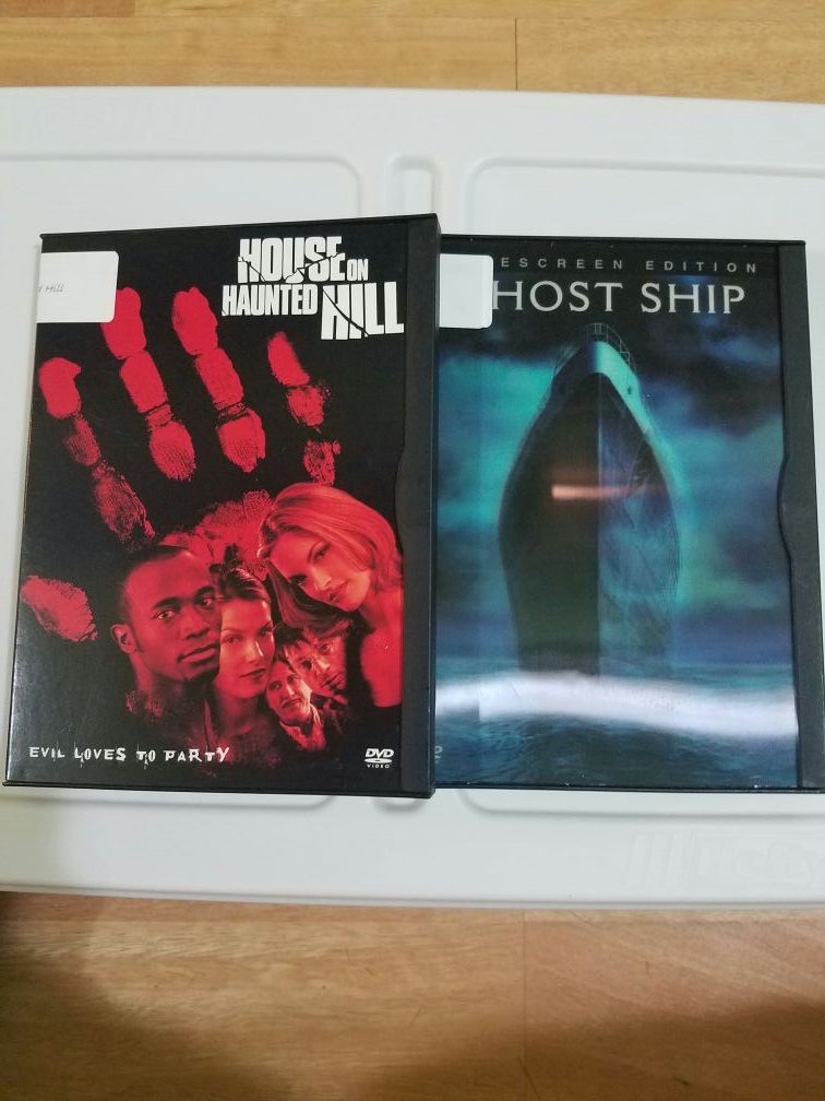 House on the haunted hill and Ghost Ship