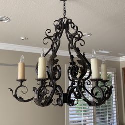 Iron Chandelier 