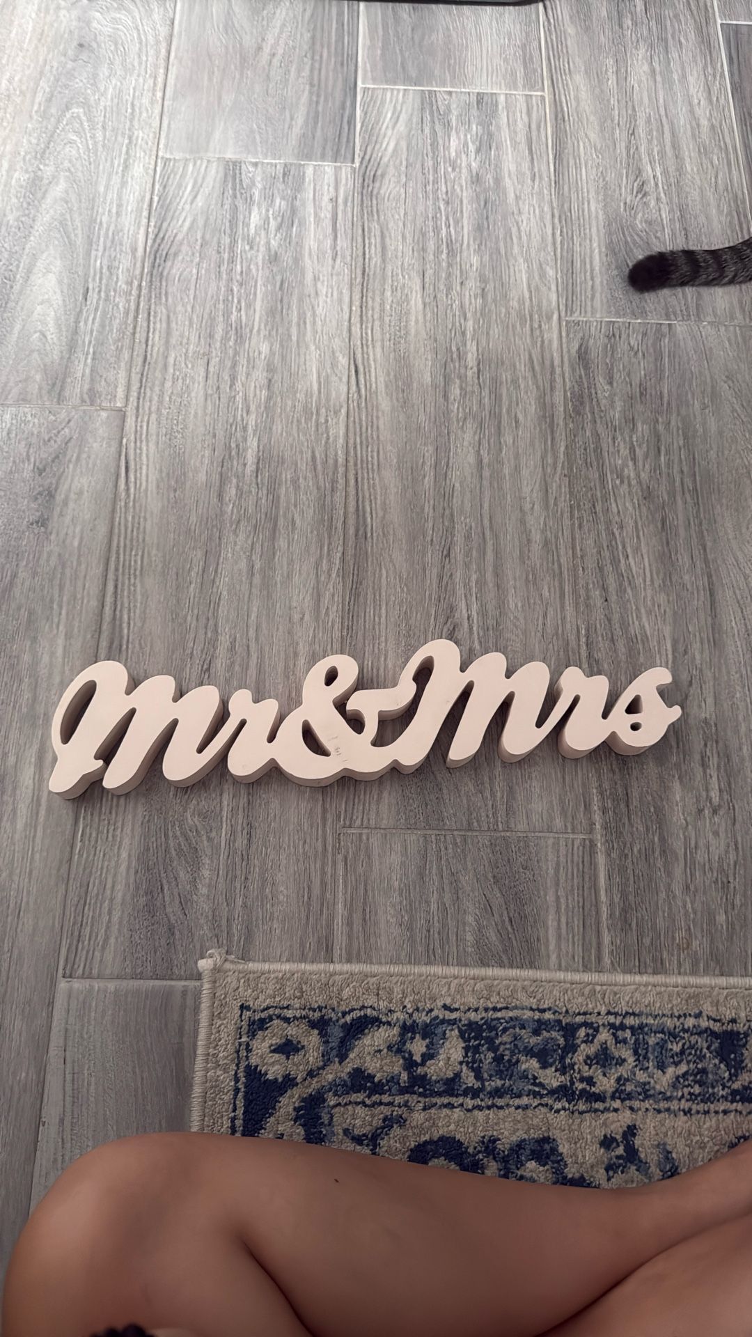 Mr. & Mrs. Wedding Sign