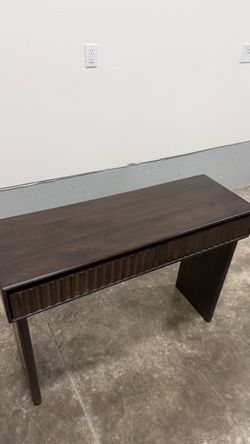 Dark Brown Wooden Desk