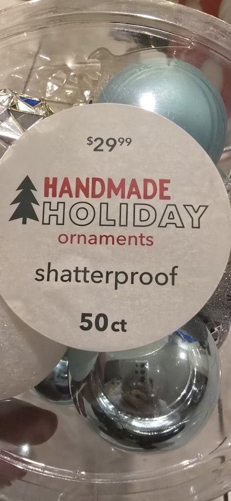Shatterproof Ornaments 50ct