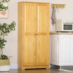 Pinewood Kitchen Pantry Storage