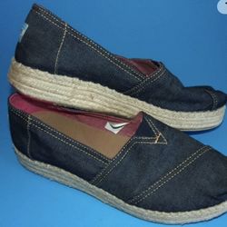 Women’s Denim Espadrille Tom shoes