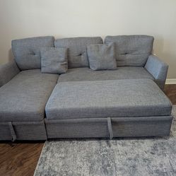 Barrientez 85" square arm sofa bed