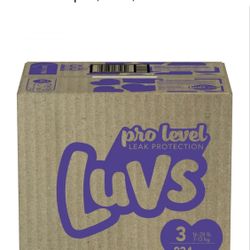 2 Box Luvs Diapers Size 3