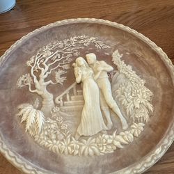 Vintage Incolay Collector Plate Set Of 6