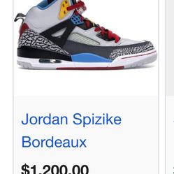 Jordan Spizike Bordeaux 2012