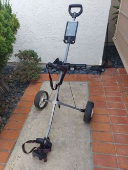 Golf cart pull cart