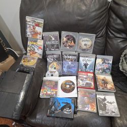 Ps3 Super Slim Bundle, Games Bluetooth, Controller 