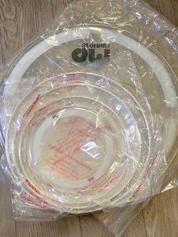New DW Batter Remo Drumheads