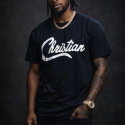 Christian Printed T-Shirt Heavy Cotton - Vinyl Print $25
