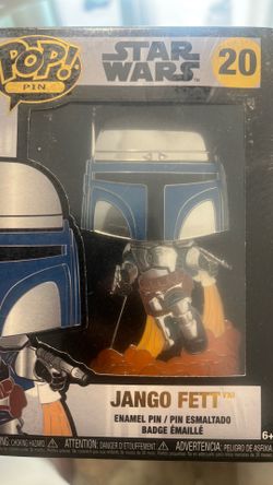 STAR WARS Jango Fett POP PIN Enamel Pin