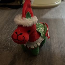 Tiny Christmas Llama Plushie