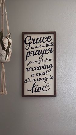 Wooden sign