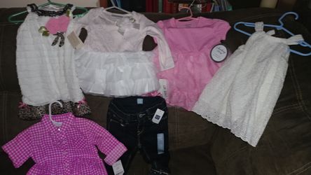 Name brand infant clothing bundle size 6 through 18 month