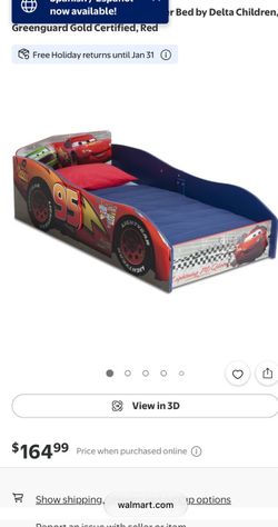 Cars wooden toddler bed