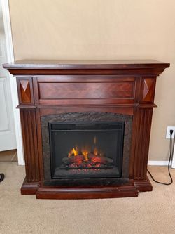Tv stand fireplace