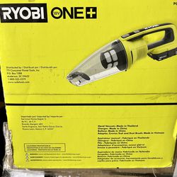 Ryobi Turbo One Cordless Hand Vacuum 